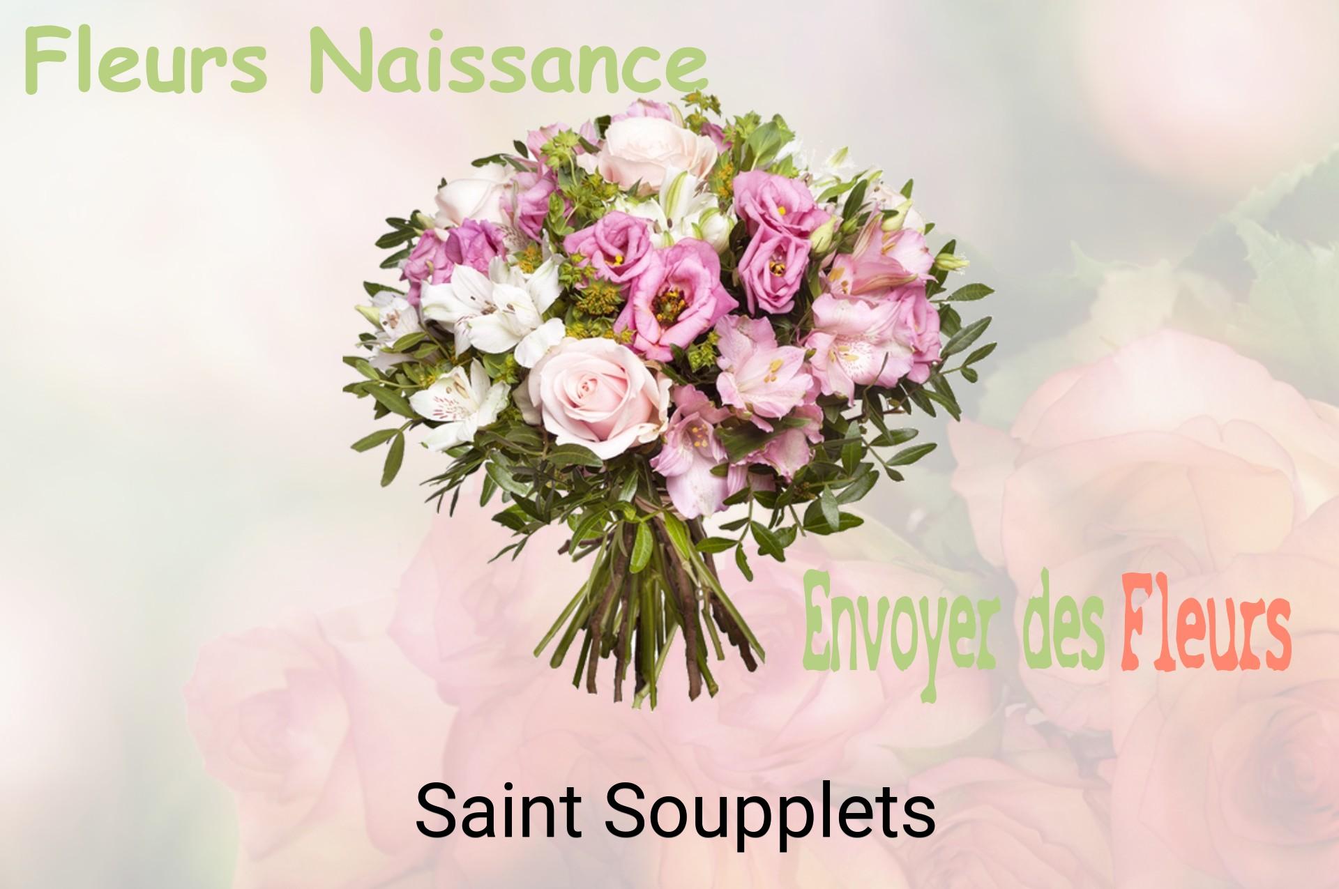 Bouquet de fleurs de naissance livré à Saint-Soupplets